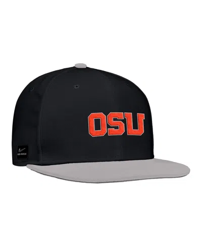 Nike Men's Black Oregon State Beavers On-field Baseball Performance Fitted Hat