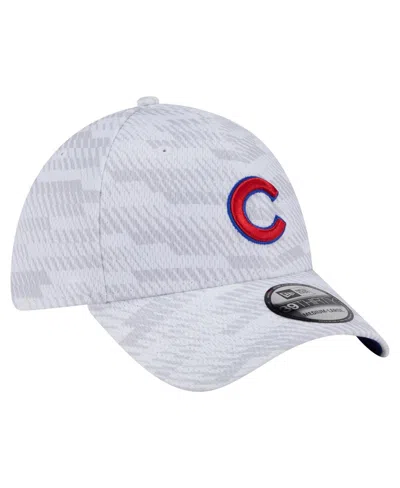 New Era Men's White Chicago Cubs Graded 39thirty Stretch Fit Hat
