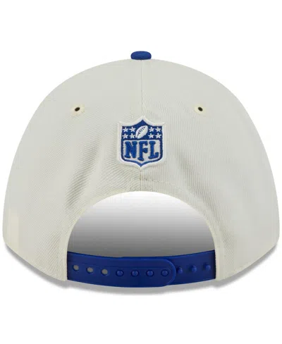 New Era Men's Cream/royal Buffalo Bills 2025 Nfl Draft A-frame 9fifty Snapback Hat
