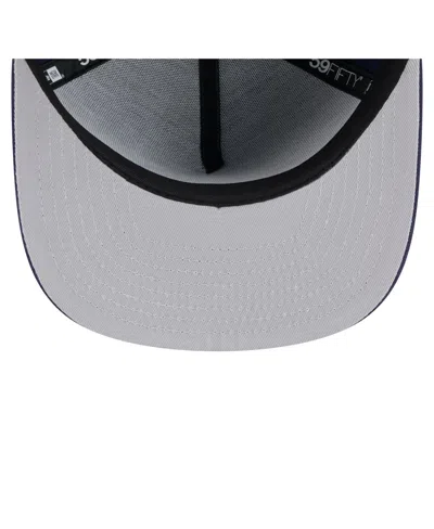 New Era Men's Navy Atlanta United Fc Color Pack A-frame 59fifty Fitted Hat