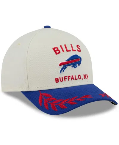 New Era Men's Cream/royal Buffalo Bills 2025 Nfl Draft A-frame 9fifty Snapback Hat