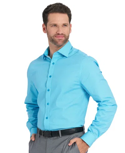 Nick Graham Men's Kaleidoscope Star Dress Shirt In Blue