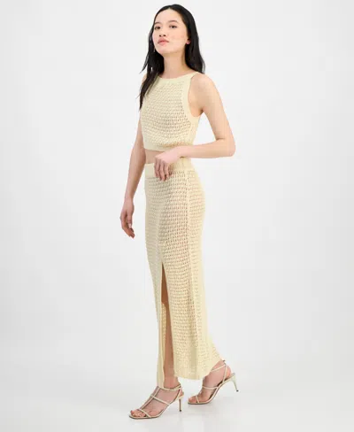 Guess Women's Crochet Skirt In Neutral
