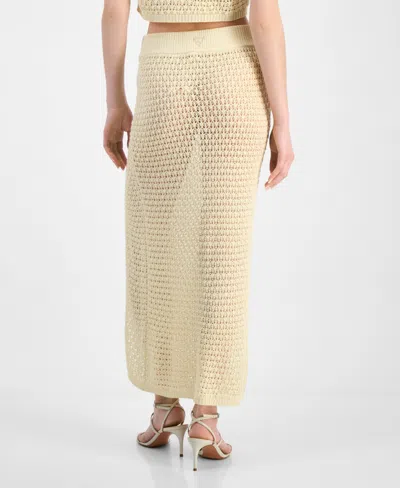 Guess Women's Crochet Skirt In Neutral