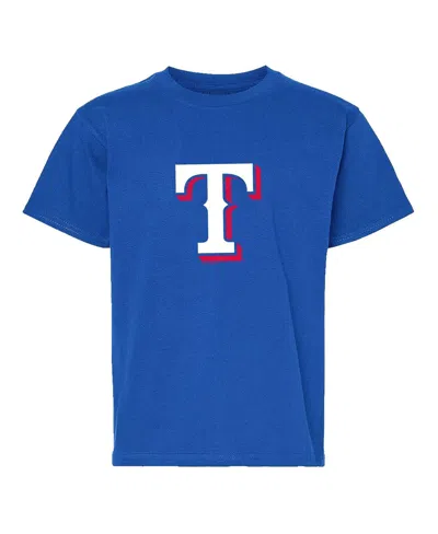 Soft As A Grape Big Boys And Girls Royal/gray Texas Rangers Two-pack T-shirt Set