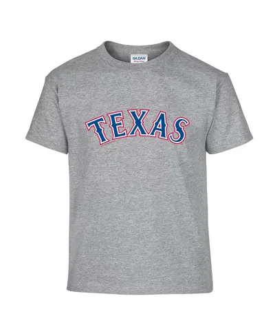 Soft As A Grape Big Boys And Girls Royal/gray Texas Rangers Two-pack T-shirt Set