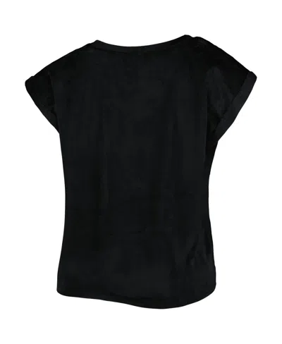 Concepts Sport Women's Black Austin Fc Intermission T-shirt And Shorts Sleep, Set Of 2 In Black