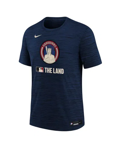 Nike Big Boys And Girls Navy Cleveland Guardians Authentic Collection City Connect Velocity Performance T