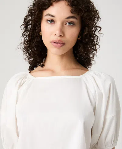 French Connection Alexis Raglan Puff Sleeve Top