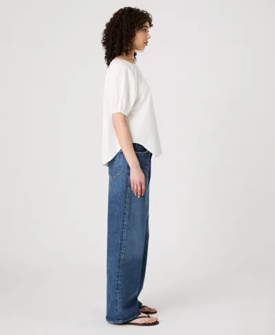 French Connection Alexis Raglan Puff Sleeve Top