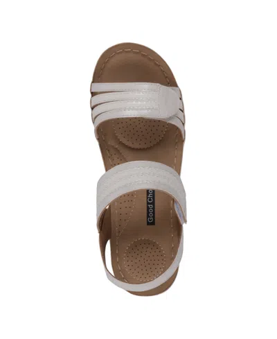 Gc Shoes Women's Samar Wedge Sandals In Gray