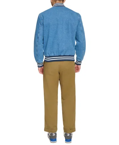 Levi's Denim Varsity Jacket In Blue