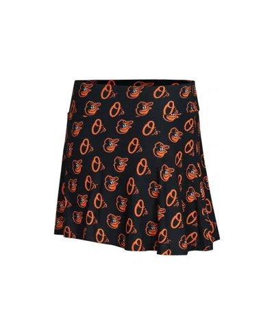 Concepts Sport Women's Black Baltimore Orioles Knit Tank Top Skort Set In Black