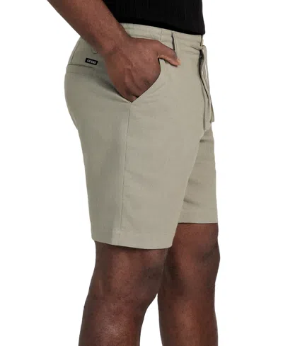 Guess Men's Fletcher Relaxed-fit Textured 8" Shorts In Neutral
