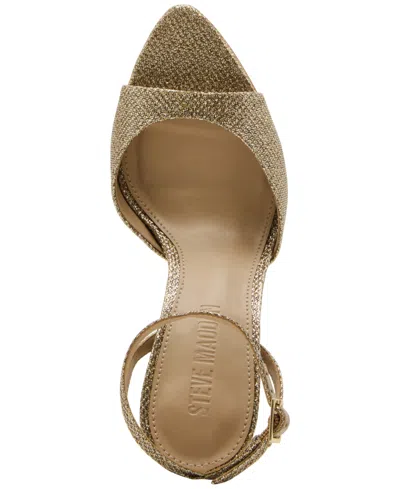 Steve Madden Women's Beki Two-piece Flare-heel Sandals In Brown