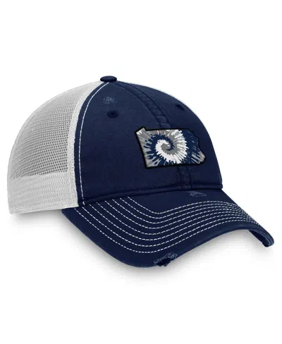 Top Of The World Men's Navy/white Penn State Nittany Lions Two-tone Adjustable Hat