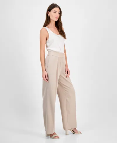 Bar Iii Women's High-rise Wide-leg Pants, Exclusively At Macy's