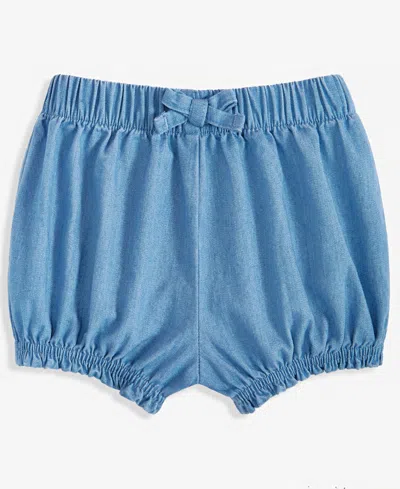 First Impressions Baby Girls Denim Bubble Shorts, Exclusively At Macy's