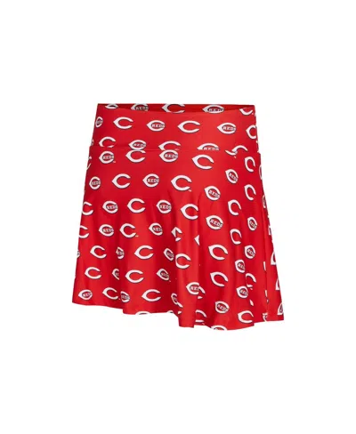 Concepts Sport Women's Red Cincinnati Reds Knit Tank Top Skort Set In Red