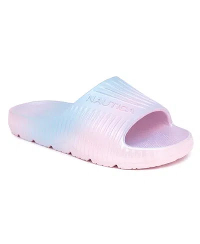 Nautica Little And Big Girls Arnon Slides In Pink
