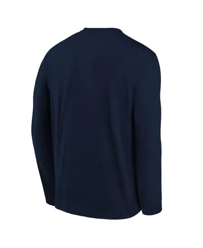 Nike Big Boys And Girls Navy New York Yankees Authentic Collection Legend Performance Long Sleeve T-shirt