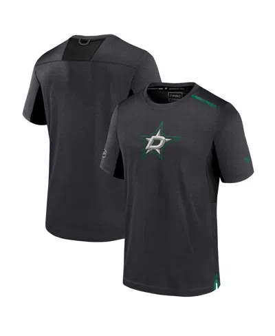 Fanatics Men's Black Dallas Stars Authentic Pro Performance T-shirt