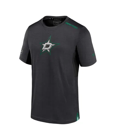 Fanatics Men's Black Dallas Stars Authentic Pro Performance T-shirt