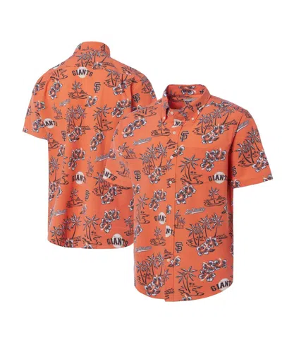 Reyn Spooner Men's Orange San Francisco Giants Kekai Button-down Shirt In Orange