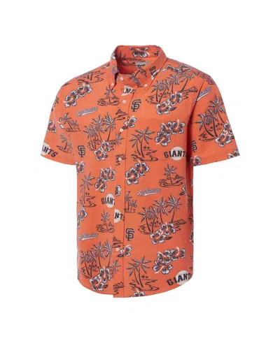 Reyn Spooner Men's Orange San Francisco Giants Kekai Button-down Shirt In Orange