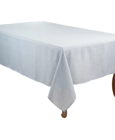 Saro Lifestyle Classic Stitched Plaid Tablecloth, 65" X 180"