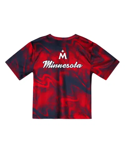 Outerstuff Toddler Red/navy Minnesota Twins Pinch Hitter Infielder T-shirt Shorts Set