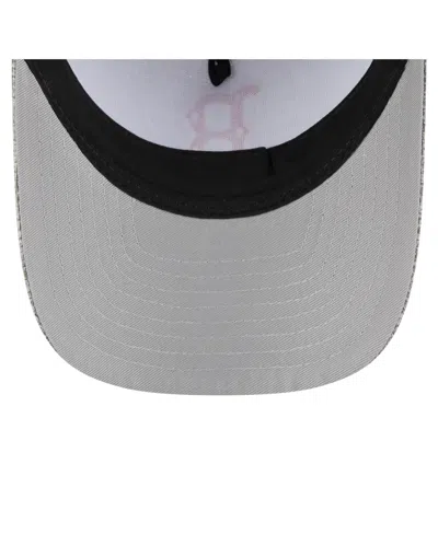 New Era Men's Gray Boston Red Sox Cotton Weave M-crown A-frame 9forty Adjustable Hat