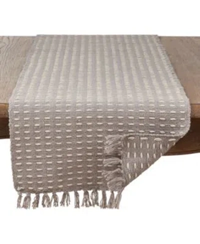 Saro Lifestyle Dashed Woven Table Runner Collection