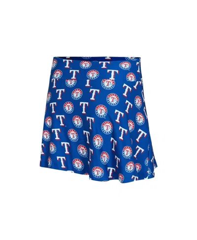 Concepts Sport Women's Royal Texas Rangers Knit Tank Top Skort Set In Blue
