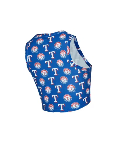 Concepts Sport Women's Royal Texas Rangers Knit Tank Top Skort Set In Blue