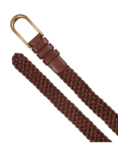 Michael Kors 32mm Braided Leather Belt