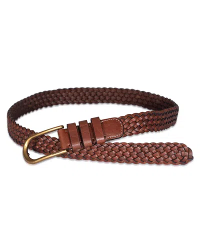 Michael Kors 32mm Braided Leather Belt