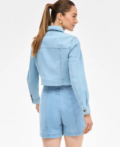 INC INTERNATIONAL CONCEPTS WOMEN'S CROPPED TRUCKER JACKET, EXCLUSIVELY AT MACY'S 