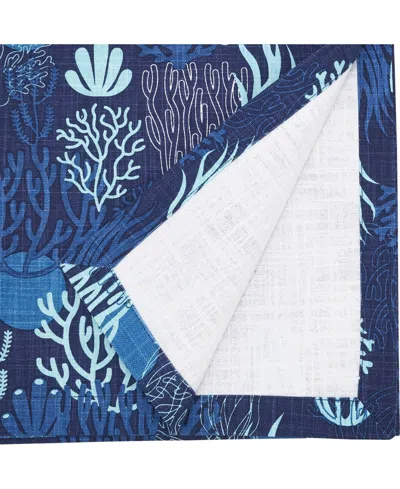 Saro Lifestyle Ocean Depths Coral Table Runner, 14" X 72"