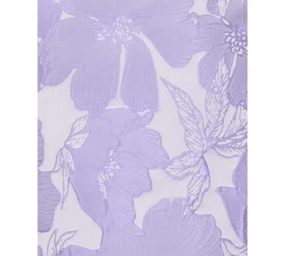 B Darlin Juniors' Floral Jacquard Sleeveless Fit & Flare Dress