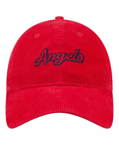 New Era Women's Red Los Angeles Angels Corduroy 9twenty Adjustable Hat