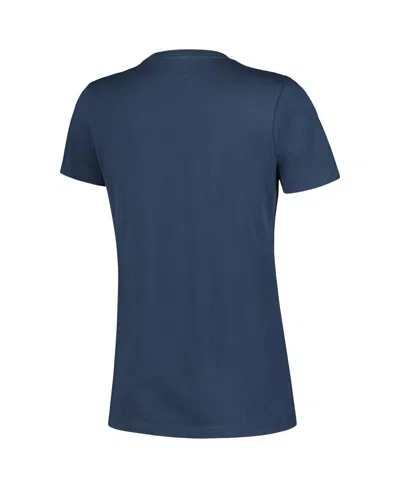Image One Women's Navy Auburn Tigers Repeat Slogan Boyfriend T-shirt In Blue
