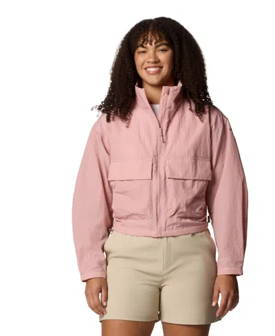 Columbia Plus Size Paracutie Cropped Cargo Windbreaker Jacket