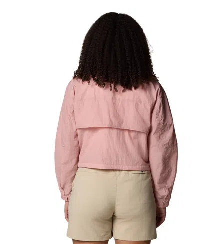 Columbia Plus Size Paracutie Cropped Cargo Windbreaker Jacket