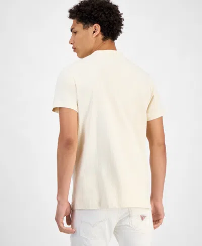 Guess Men's Triangle Logo T-shirt In White