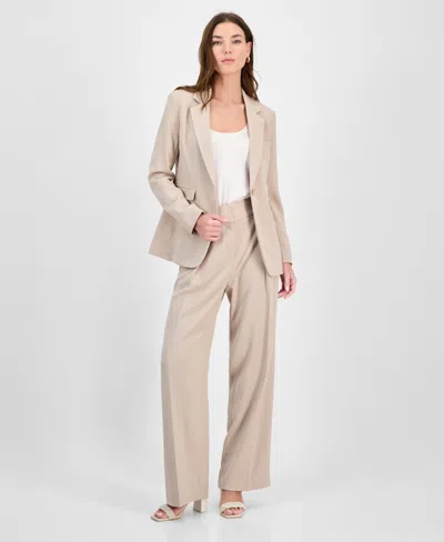 Bar Iii Women's Crepe One-button Blazer, Exclusively At Macy's