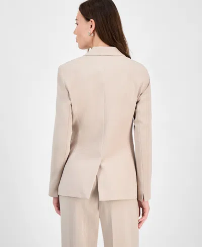 Bar Iii Women's Crepe One-button Blazer, Exclusively At Macy's