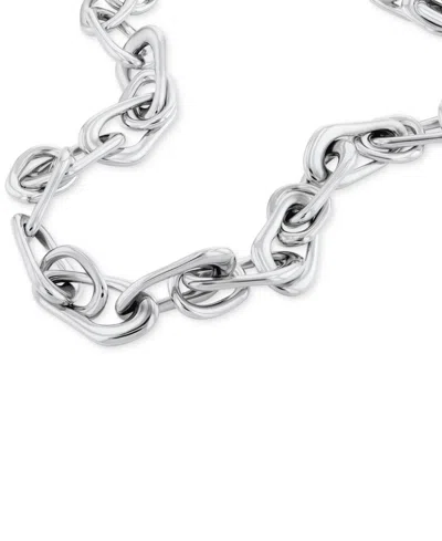 Calvin Klein Stainless Steel Statement Link Collar Necklace, 14" + 2" Extender