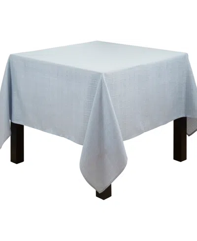 Saro Lifestyle Classic Stitched Plaid Tablecloth, 70" X 70"