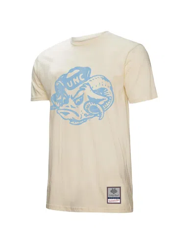 Mitchell & Ness Men's Cream North Carolina Tar Heels Vintage Tone T-shirt